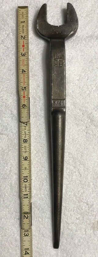 Vintage Bethlehem Steel 3/4 Regular Spud Wrench 7