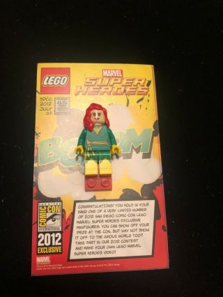 LEGO SDCC 2012 PHOENIX JEAN GREY MINI FIGURE - RARE SAN DIEGO COMIC CON 3