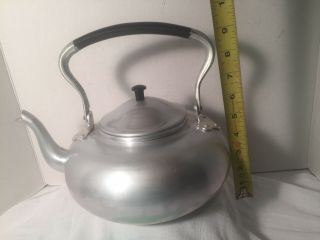 Vintage Viking British Colony Aluminum Teapot Kettle 9
