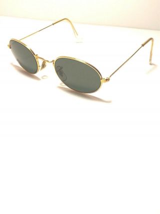 Ray Ban B&l W0976 Yvas Gold Vintage Sunglasses (made In The Usa) 2b