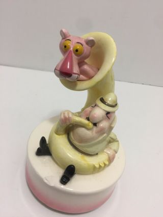 Rare Pink Panther And Inspector Clousea Vintage Music Box