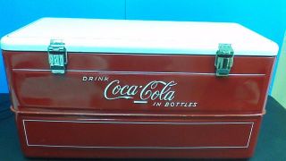 Rare Vintage Coca Cola Beach Cooler Drink Coca Cola In Bottles