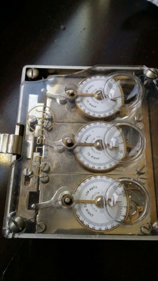 Vintage Mosler Time Lock Movement for Bank Vault Safe 12