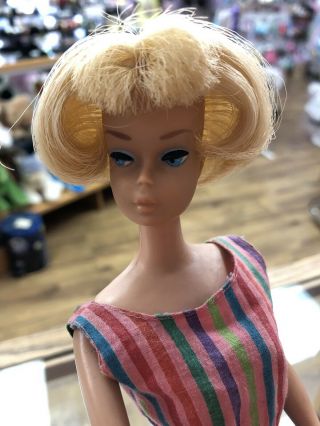 Vintage Barbie Bendable Leg American Girl Doll Blonde,  And