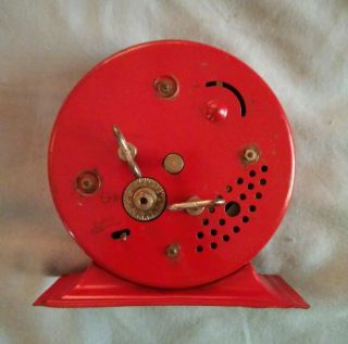 Vintage antique 1930 ' s Disney Mickey mouse Bayard alarm clock 2