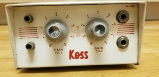 Vintage Koss M - 1220 Tube Stereo Headphone Amp/amplifier Rare Version