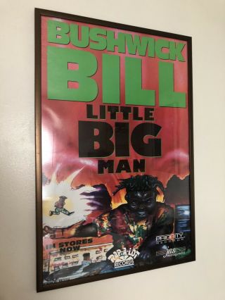Vintage 1992 Bushwick Bill Geto Boys Promo Poster Rap Tee Little Big Man