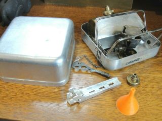 Vintage Optimus 99 Camping Backpacking Gasoline Stove Made In Sweden