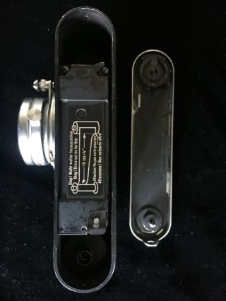 Vintage Leica IIf 1951 35mm Camera,  Leitz Elmar f=5cm Lens Red Dial 4