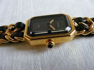 vintage iconic CHANEL 1987 ladies gold plated quartz watch - order 4