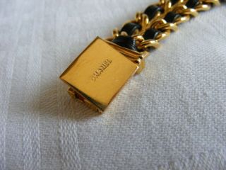 vintage iconic CHANEL 1987 ladies gold plated quartz watch - order 5