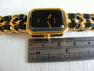 vintage iconic CHANEL 1987 ladies gold plated quartz watch - order 7