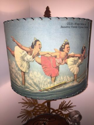 Cypress Garden Lamp Shade From Vintage Images Large Handmade USA 3