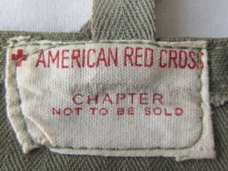 WW2 US MILITARY AMERICAN RED CROSS TWILL SEWING KIT - SIX (6) BUTTONS 4