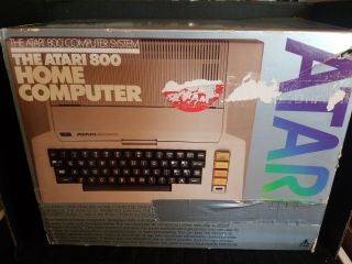 Vintage Atari 800 Home Video Game Computer System -