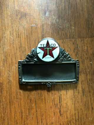 Vintage Texaco Motor Oil Gas Station Attendant Badge 2