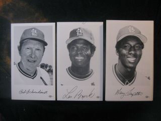 Vintage 1979 St.  Louis Cardinals Team Issue Picture Pack Set (30) W/lou Brock