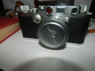 Vintage 1946/ 47 LEICA DRP IIIc Rangefinder Camera No.  415457 w lens Summitar 2