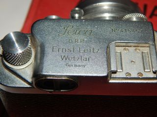 Vintage 1946/ 47 LEICA DRP IIIc Rangefinder Camera No.  415457 w lens Summitar 4