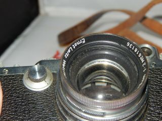Vintage 1946/ 47 LEICA DRP IIIc Rangefinder Camera No.  415457 w lens Summitar 6