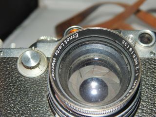 Vintage 1946/ 47 LEICA DRP IIIc Rangefinder Camera No.  415457 w lens Summitar 7