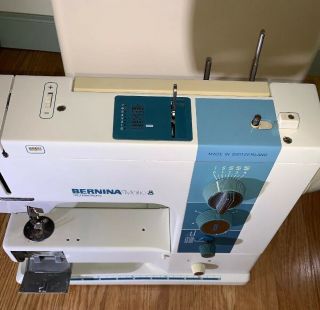 Vintage BERNINA MATIC 910 ELECTRONIC SEWING MACHINE,  pedal/case/power/accessories 11