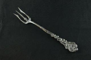 Gorham Versailles Sterling Silver Pickle Olive Fork - 6 " - No Mono