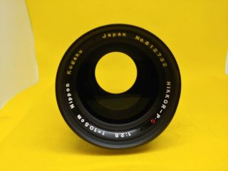 Vintage Nikon Nikkor Lens For S Rangefinder Camera 10.  5 Cm (105mm)