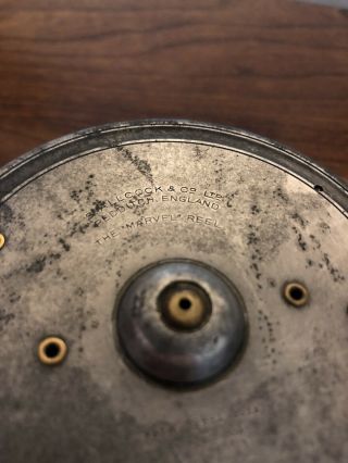 3.  5 Inch Allcock Marvel JW Young Vintage Fly Fishing Reel 4