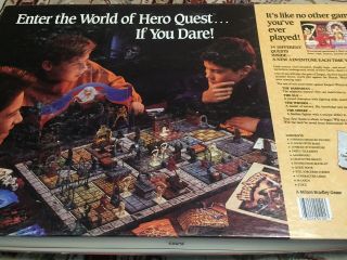 Vintage Hero Quest Board Game Milton Bradley Games Workshop 1989 1990 2