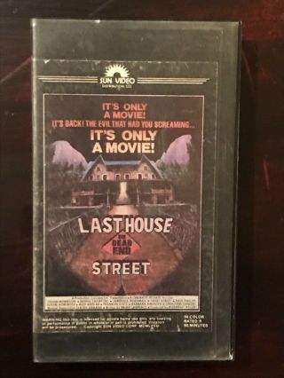 Last House On Dead End Street Vhs Extremely Rare Horror Gore Snuff Sun Video Sov
