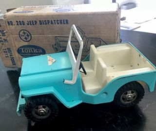 Vintage Tonka Jeep Dispatcher In The Box -