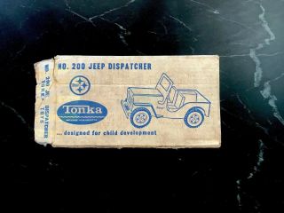VIntage Tonka Jeep Dispatcher in the Box - 7