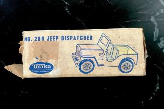 VIntage Tonka Jeep Dispatcher in the Box - 8