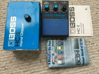 Boss Hc - 2 Hand Clapper Vintage Effects Pedal - Drum Percussion With Reverb Hc2