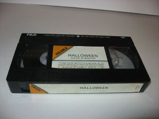 Vintage 1978 Halloween VHS MEDIA 1st Ed.  M131 w/ Rental Numbered Tamper Sticker 2