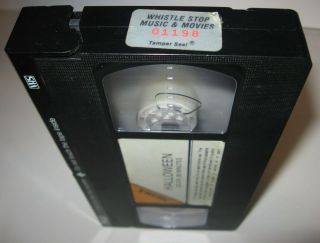 Vintage 1978 Halloween VHS MEDIA 1st Ed.  M131 w/ Rental Numbered Tamper Sticker 3