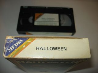 Vintage 1978 Halloween VHS MEDIA 1st Ed.  M131 w/ Rental Numbered Tamper Sticker 5