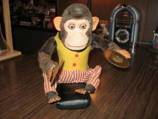 Vintage Ck Jolly Chimp Cymbal Clapping Monkey / Battery Operated / Japan