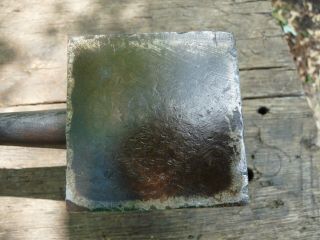 Vintage HELLER 5 lb.  Blacksmith/Anvil/Forge Mkd.  3 Flatter Hammer 2