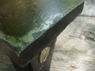 Vintage HELLER 5 lb.  Blacksmith/Anvil/Forge Mkd.  3 Flatter Hammer 4
