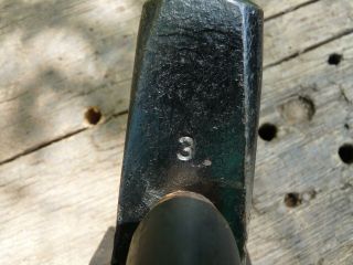 Vintage HELLER 5 lb.  Blacksmith/Anvil/Forge Mkd.  3 Flatter Hammer 7