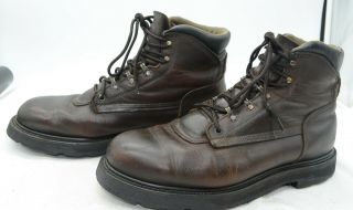 Vtg Red Wing Shoes Mens Sz 12.  5 Oiled Leather Biker Hiking Work Ankle Boots