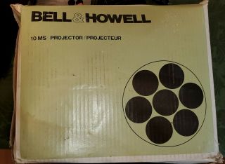 Vintage Bell & Howell 10MS 8 & 8mm Variable Speed Movie Projector. 5