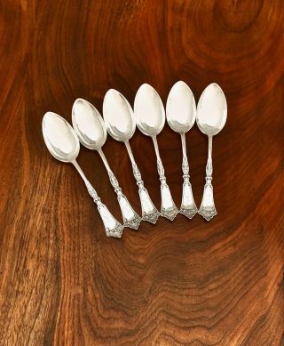 - SUBLIME HOTCHKISS & SCHREUDER SIX COIN SILVER TEASPOONS: UNIQUE / HKS11 2