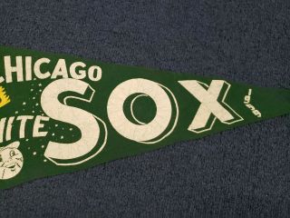Vintage 1959 Chicago White Sox American League Champions Felt Pennant 3