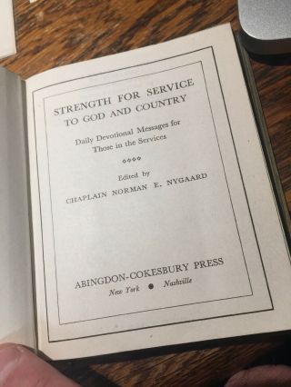 Strengh for Service To God and Country,  Salvation Army Devotional Message,  1942 5