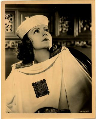 Vintage Press Photo Greta Garbo Clarence Sinclair Bull Stunning Great
