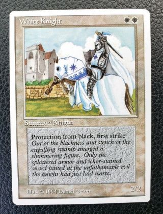 Vintage Magic | Mtg Summer Magic White Knight,