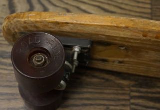 Vintage 3/4 " Thick Wood Retro Skateboard Authentic Road Rider 4 Wheels